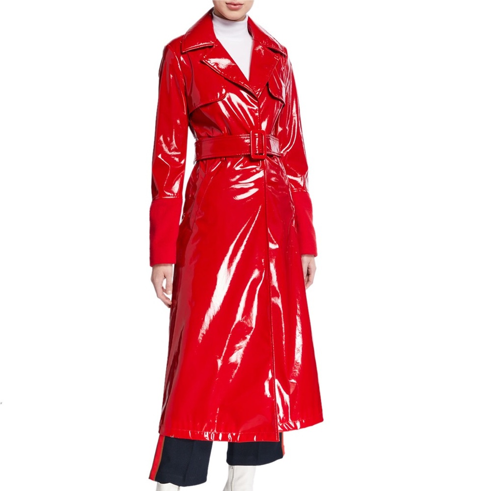 KIRIN x Peggy Gou 
Faux-Leather Belted Trench Coat S/4